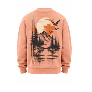Sudadera de punto gofrado para hombre, cuello redondo, manga larga, jersey informal, térmico, texturizado, fabricante de ropa deportiva OEM personalizada - Product Image 2
