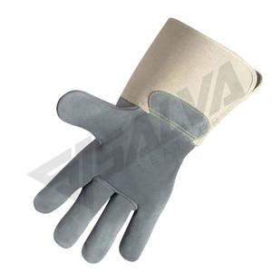 Gants de travail en cuir de sécurité, en cuir de vachette, paume double cuir, pour la construction, le jardinage, la conduite, les travaux de jardin, usage intensif pour hommes et femmes - Product Image 4