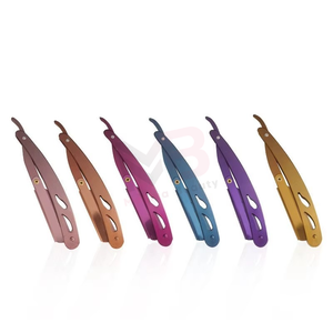 Venta al por Mayor de Afeitadoras Manuales Antiguas de Acero, Recortadoras Faciales, Herramientas de Peluquería - Product Image 2