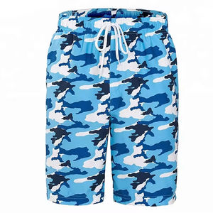 Pantalones cortos transpirables para hombre con cintura elástica, cordón ajustable, costuras duraderas y bolsillos para gimnasio, uso casual o al aire libre - Product Image 4