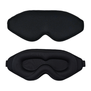 Mascherina <span class=keywords><strong>per</strong></span> <span class=keywords><strong>Dormire</strong></span> 3D Sagomata a Pressione ZERO Avanzata 100% Oscurante <span class=keywords><strong>per</strong></span> Sonno Diurno con Cinghie Elastiche Regolabili - Product Image 2