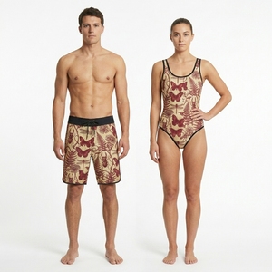Shorts de Baño para Hombre, Impermeables, Elásticos en 4 Direcciones, Transpirables, para Vacaciones de Verano - Product Image 3
