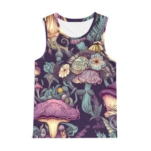 Camiseta sin mangas con estampado floral para mujer, camiseta sin mangas informal transpirable de verano - Product Image 4