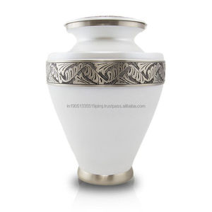 Urna Funeraria de Latón Esmaltado Personalizada al por Mayor, Estilo Americano, Recuerdo de Cremación, Suministros Funerarios de la Mejor Calidad 200/220 - Product Image 5