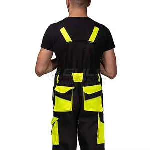 Combinaison de travail industrielle respirante haute visibilité pour la construction, l'usine et l'atelier (vente en gros) - Product Image 5