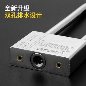 U-Shaped Long Beam Lock Cabinet Household Furniture Lock with Extended Long Handle and Long Nose Long Bar Lock Head <b>Padlock</b> - Product Image 2