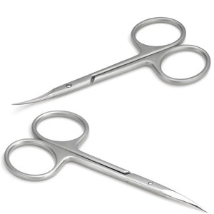 Stainless Steel <b>Cuticle</b> <b>Scissors</b> With Sharp Fine Tips For Professional Manicure Pedicure And Nail Care - Product Image 1