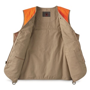 Chaleco de Caza Naranja Fluorescente de Alta Visibilidad Personalizado, Chaleco de Seguridad Acolchado con Múltiples Bolsillos para Tiro al Aire Libre y Caza en Terrenos Altos - Product Image 2