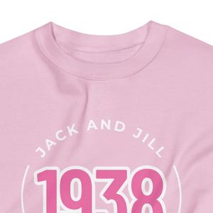 แจ็คแอนด์จิล ยูนิเซ็กส์ 1938 เสื้อสเวตเชิ้ตสีชมพูทรงคลาสสิค คอกลม นุ่ม สบาย ใส่ลำลอง ขายส่ง เสื้อผ้าสตรีทแวร์ - Product Image 3