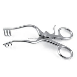 A-1 professionnel Écarteur VERITAS Weitlaner-Wullstein Écarteurs chirurgicaux à dents émoussées et pointues | instrument médical à clip hémolock - Product Image 4