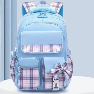 Bagnex Fashionable Waterproof Zipper Unisex <b>Laptop</b> Student <b>Backpack</b> 20-Inch Large Capacity Nylon Soft Handle Arcuate Shoulder - Product Image 3