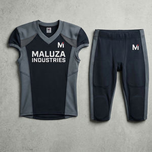 Uniforme de Fútbol Americano Personalizado con Sublimación de Impresión Digital Completa, Manga Corta, Absorbente de Humedad, Ropa Deportiva Transpirable para Equipos - Product Image 1