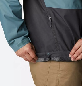 Veste coupe-vent légère en polyester pour la course à pied, la gym et l'entraînement, respirante, à capuche, avec fermeture éclair, imperméable, automne, grandes tailles - Product Image 5
