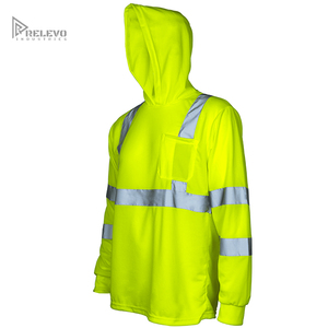 Camiseta de Trabajo de Seguridad para Hombre con Logotipo Personalizado, Ropa de Trabajo de Alta Visibilidad ANSI, Tejido Transpirable 100% Algodón - Product Image 1
