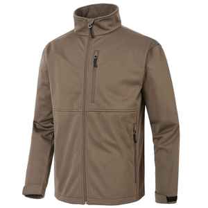 Top Selling Custom Made Men's Waterproof Stand Collar Softshell Jacket Oversized Latest Design Factory Price for Winter - Product Image 1