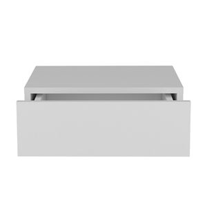 Modern 5\"H White <b>Floating</b> Nightstand Wall Mounted <b>Bedside</b> <b>Shelf</b> with Drawer Contemporary <b>Floating</b> <b>Shelves</b> Product - Product Image 4