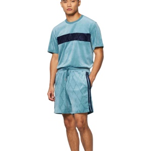 Nouveau design, couleurs et logo personnalisés, shorts en velours pour homme, décontractés, respirants et à séchage rapide. - Product Image 5