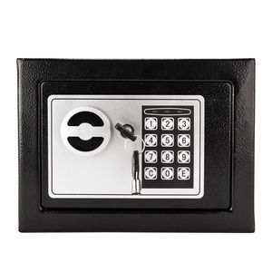 17E Home Use Black Electronic Password Steel Plate Locker <b>Secure</b> Storage Safe <b>Box</b> - Product Image 5