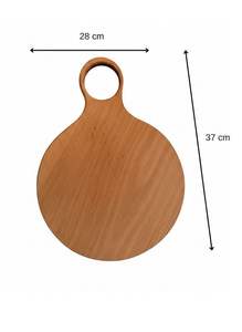 Tabla de Cortar Rectangular Ecológica de Madera de Mango con Mango de Cobre, Hecha a Mano, No Tóxica, Fácil de Limpiar, Apta para Lavavajillas - Product Image 2