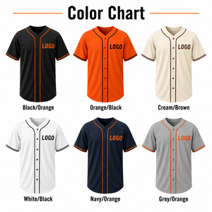 26 Nouveaux Maillots de Baseball Brodés Anti-Bactériens 100% Polyester pour Enfants – Vente en Gros - Product Image 5