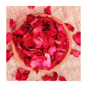 Pétales de rose rouge séchés naturels en gros - Écologiques et durables pour la décoration de mariage, les bains, l'artisanat et les projets DIY |   99 Données Or - Product Image 6