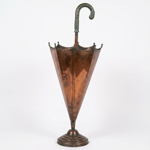 Paragüero de Metal Blanco de Diseño Clásico, Soporte para Paraguas de Hierro para Decoración del Hogar, Diseño de Corona, Organizador de Bastones para Interiores - Product Image 5