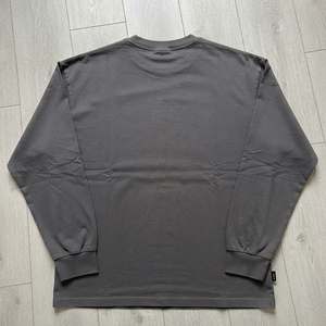 Camiseta Personalizada de Manga Larga para Hombre con Estampado Puff, 100% Algodón Premium, Corte Holgado y Cuadrado, Hombros Caídos, Estilo Urbano - Product Image 2