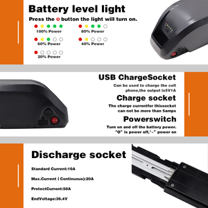 Batteria Li-ion Hailong 36V 48V 52V 20Ah per E-Bike, per Motori da 1000W 750W 500W, Pacco 18650, Batteria per Bicicletta a Lunga Autonomia, Spedizione Rapida - Product Image 6