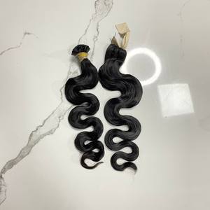 Alta calidad 100% crudo sin procesar cuerpo ondulado trama extensiones de cabello humano cutícula alineada grado 12A tejido virgen negro - Product Image 5