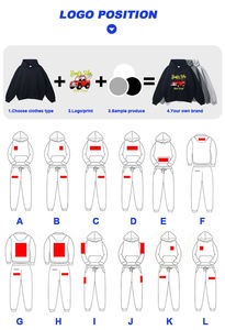 เสื้อฮู้ดดี้สตรีทแวร์แบบหนา 350 กรัม ผ้าฝ้ายฟลีซ ไม่มีเชือกผูก ทรงบ็อกซี่ รับผลิตตามสั่ง ขายส่ง - Product Image 4