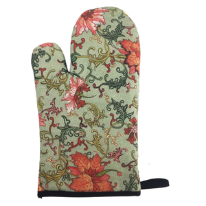 Ensemble de gants de four et de protège-plat en coton et lin pour barbecue, fabrication OEM, vente en gros - Product Image 5