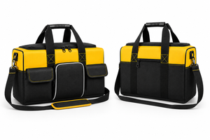 Heavy Duty Oxford Fabric Multi-Pocket Tool Bag with Adjustable Shoulder Strap for Electricians, Carpenters & Mechanics - Product Image 4