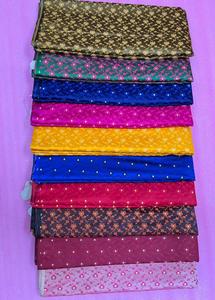 Banarasi Jacquard Semi Georgette Eco-Friendly Medium Weight Luxury <b>Bridal</b> Handwoven Festival Party Ethnic Saree - Product Image 5