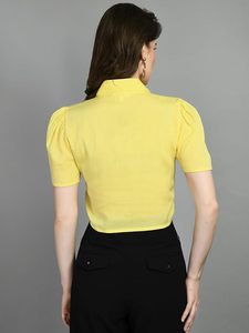 Women Western Wear Stylish Short <b>Top</b> Casual Fashion Outfit Daily Wear <b>Top</b> - Product Image 3