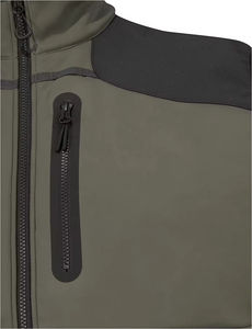 Chaleco Softshell Ligero Informal para Hombre con Logotipo Personalizado en Impresión 3D, Cierre de Cremallera, Impermeable, Cortavientos, Térmico, Transpirable y Cálido - Product Image 4