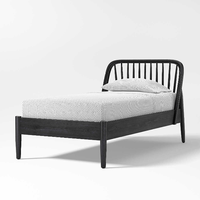 Base de Cama de Madera de Diseño Minimalista, Tamaño King, Muebles Modernos para Dormitorio, Cama con Plataforma para Decoración del Hogar
