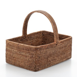 Cesta de Mimbre Tejida a Mano para Picnic y Pascua, Cestas de Almacenamiento Hechas a Mano, Mimbre Natural, Modernas y Multifuncionales, Hechas en Vietnam - Product Image 4