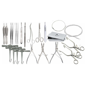 Kit chirurgical de craniotomie Azicon 86 pièces, instruments neurochirurgicaux en acier inoxydable pour tumeurs cérébrales, fractures et traumatismes graves, kit hospitalier - Product Image 4