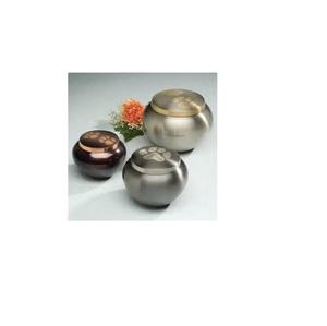 Meilleure vente Urne pour cendres d'animaux de compagnie Urnes avec empreintes de pattes pour animaux Taille métallique Personnalisable Vente en gros Fournitures funéraires d'Inde - Product Image 1