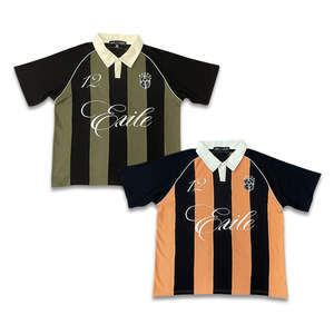 Latest Design Solid Wholesale Retro Soccer Jersey Football Shirt Team Men Custom Loose Printed Short Sleeve Soccer Wear - Product Image 1