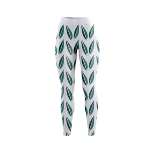 Custom Women's Sports Leggings Solid Front Sublimation Eco-Friendly Quick Dry Gym Fitness Wear - Product Image 5
