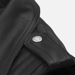 เสื้อกั๊กหนังสัมผัสนุ่ม สวมใส่สบาย พร้อมโลโก้สั่งทำพิเศษ สำหรับสไตล์ลำลอง แฟชั่นเลเยอร์ และการใช้งานในชีวิตประจำวัน - Product Image 4