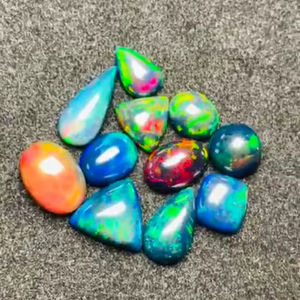 Opale naturelle de qualité supérieure, cabochon ovale blanc, grande taille, excellente qualité, certifiée IGI, polissage parfait, prix abordable - Product Image 5