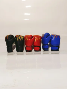 Guantes de Boxeo de Piel Sintética PU, Cómodos e Impermeables, con Diseño Impreso para Entrenamiento de MMA y Gimnasio - Product Image 5