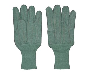 Guantes de trabajo de 24oz, verdes, de forro polar, con puño de punto, para trabajo pesado, cálidos y de seguridad, al por mayor - Product Image 2