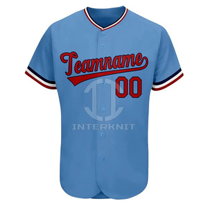 Tenues de sport respirantes et anti-humidité avec logo personnalisé, nom et numéro, uniformes de baseball d'équipe, polyester de haute qualité, entièrement sublimés - Product Image 5