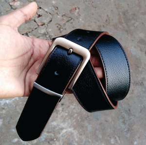 Ceinture décontractée pour homme en cuir de vachette pleine fleur avec boucle ardillon – Vente en gros usine - Product Image 1
