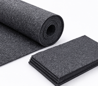 Feutre en polyester PAN oxydé haute performance, poids moyen, imperméable, pour isolation haute température, applications industrielles et énergétiques