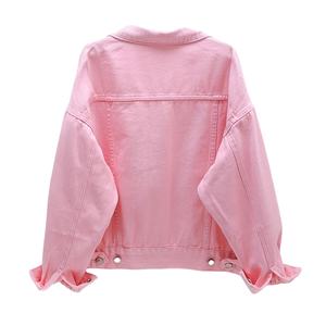 Chaqueta Vaquera de Mezclilla para Mujer, Talla Grande, Diseño Personalizado, Lavada, Elegante, Transpirable, Informal, de Primera Calidad, Servicio OEM - Product Image 2