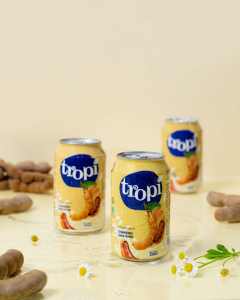 Bebida de Jugo Tropi, Lata de Aluminio de 330 ml, 100% Puré de Sandía y Frutas Variadas, Baja en Grasas, Recién Exprimida, Bebida Fría - Product Image 1